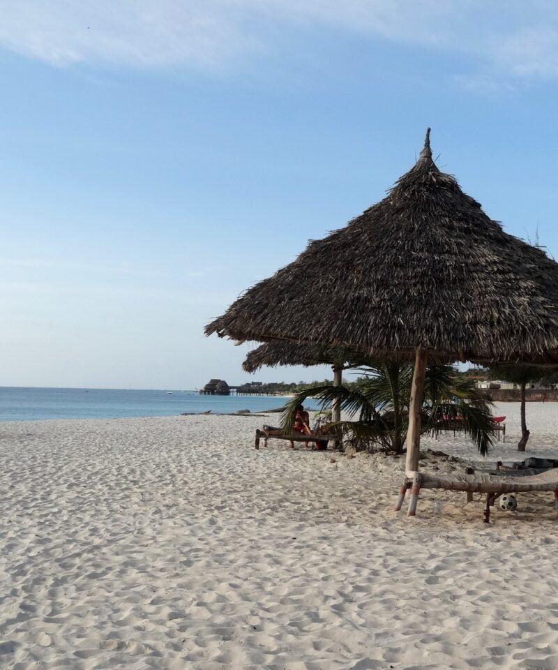 Kendwa beach at sunset, Zanzibar
