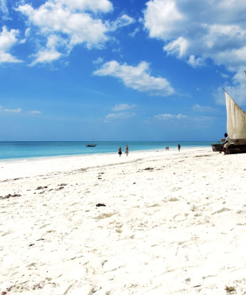 Nungwi beach sunset view, Zanzibar